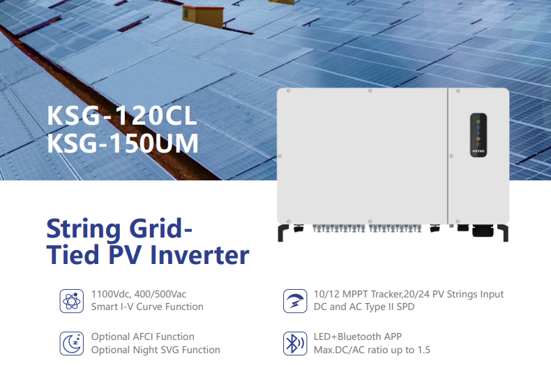 Inverter fotovoltaico KSTAR KSG-120CL Inverter fotovoltaico KSTAR KSG-120CL