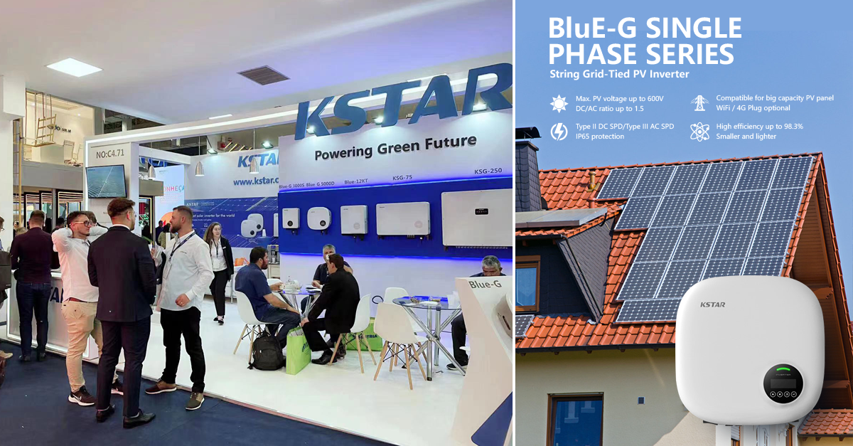 Inverter fotovoltaico residenziale KSTAR BluE-G