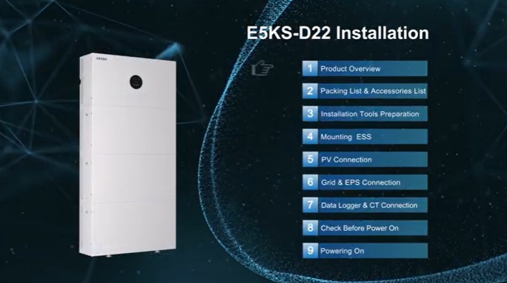 Serie BlueSpark monofase 3,68-6 kW ESS residenziale