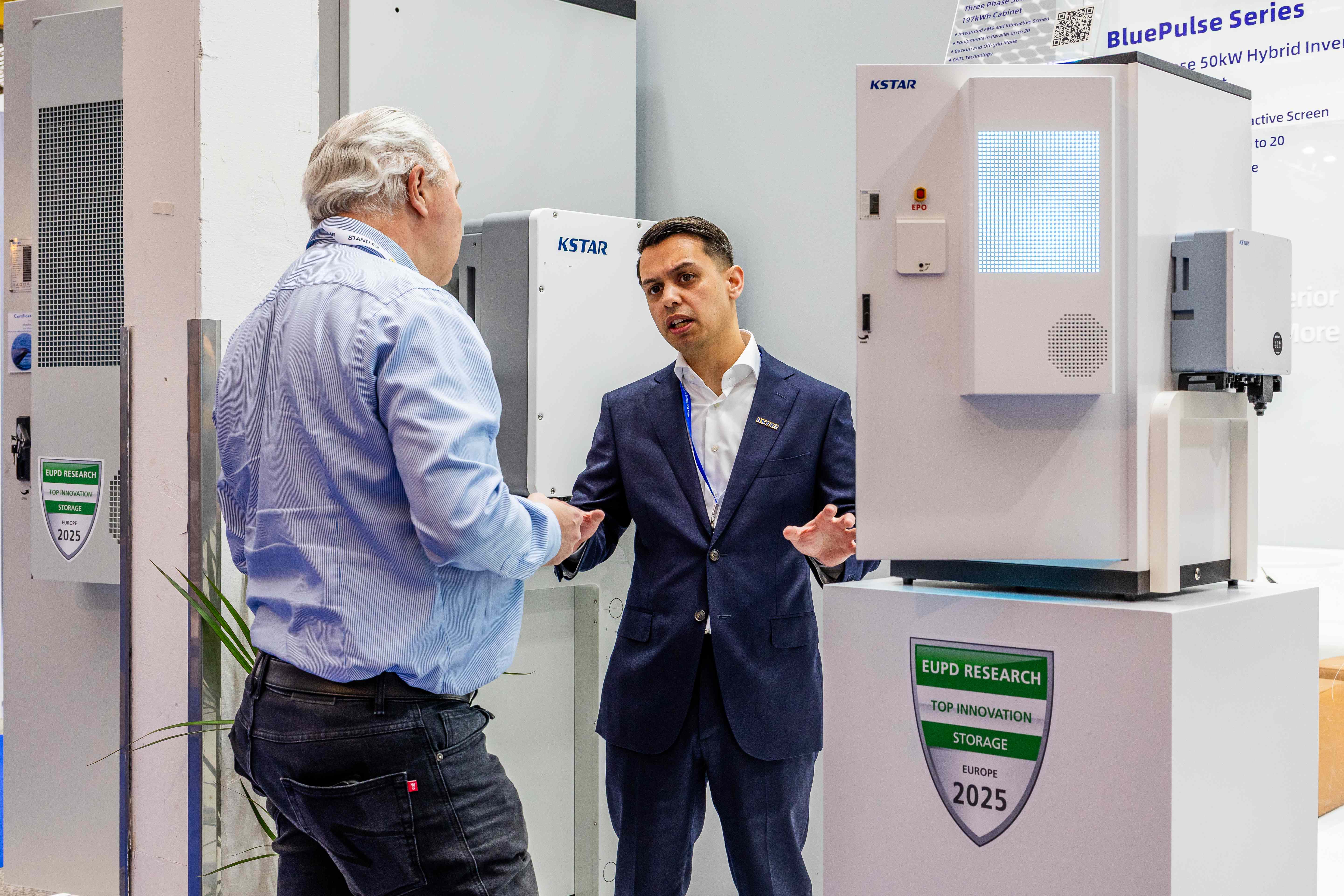 Soluzione di accumulo energetico KSTAR BluePulse Series