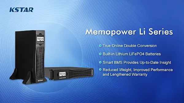 Kstar presenta l'UPS agli ioni di litio al Data Center World Austin